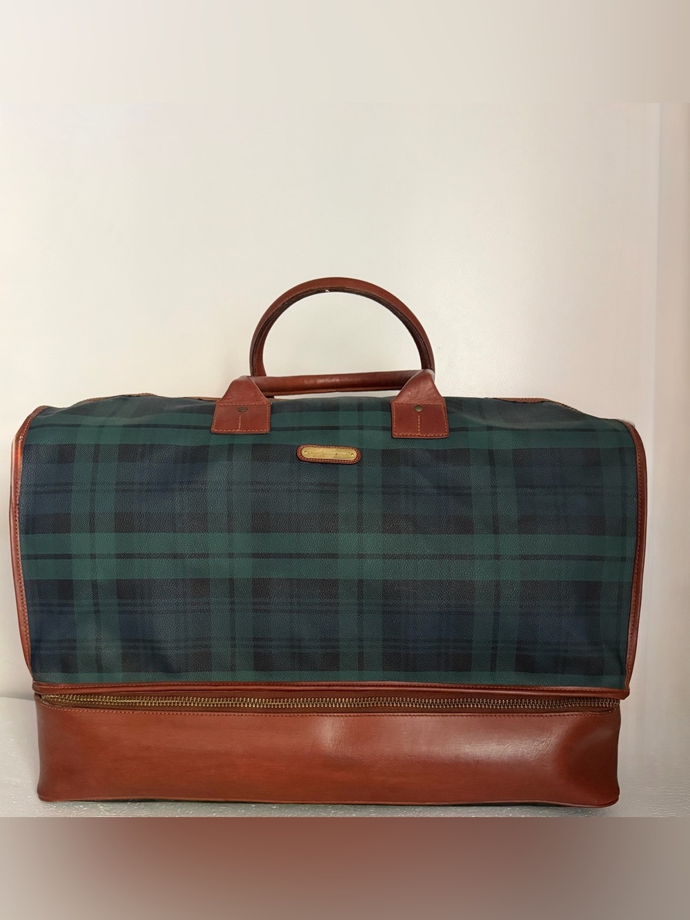 Polo Ralph Lauren Vintage Weekender Tartan Pattern